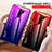 Silicone Frame Mirror Rainbow Gradient Case Cover LS1 for Xiaomi Redmi 9