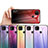 Silicone Frame Mirror Rainbow Gradient Case Cover LS1 for Xiaomi Redmi 9 Activ