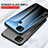 Silicone Frame Mirror Rainbow Gradient Case Cover LS1 for Xiaomi Redmi 9 Activ