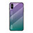 Silicone Frame Mirror Rainbow Gradient Case Cover LS1 for Xiaomi Redmi 9A Mixed