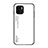 Silicone Frame Mirror Rainbow Gradient Case Cover LS1 for Xiaomi Redmi A1 White