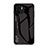 Silicone Frame Mirror Rainbow Gradient Case Cover LS1 for Xiaomi Redmi A2 Black