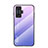 Silicone Frame Mirror Rainbow Gradient Case Cover LS1 for Xiaomi Redmi K50 Gaming AMG F1 5G Clove Purple