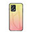 Silicone Frame Mirror Rainbow Gradient Case Cover LS1 for Xiaomi Redmi K50i 5G Yellow