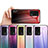 Silicone Frame Mirror Rainbow Gradient Case Cover LS1 for Xiaomi Redmi K60E 5G