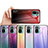 Silicone Frame Mirror Rainbow Gradient Case Cover LS1 for Xiaomi Redmi Note 10 4G