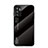 Silicone Frame Mirror Rainbow Gradient Case Cover LS1 for Xiaomi Redmi Note 10T 5G Black