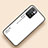 Silicone Frame Mirror Rainbow Gradient Case Cover LS1 for Xiaomi Redmi Note 11 4G (2021) White