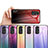 Silicone Frame Mirror Rainbow Gradient Case Cover LS1 for Xiaomi Redmi Note 11 4G (2022)