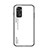 Silicone Frame Mirror Rainbow Gradient Case Cover LS1 for Xiaomi Redmi Note 11 4G (2022) White