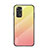 Silicone Frame Mirror Rainbow Gradient Case Cover LS1 for Xiaomi Redmi Note 11 4G (2022) Yellow