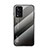 Silicone Frame Mirror Rainbow Gradient Case Cover LS1 for Xiaomi Redmi Note 11S 5G Dark Gray