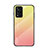 Silicone Frame Mirror Rainbow Gradient Case Cover LS1 for Xiaomi Redmi Note 11S 5G Yellow