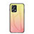 Silicone Frame Mirror Rainbow Gradient Case Cover LS1 for Xiaomi Redmi Note 11T Pro 5G Yellow