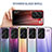 Silicone Frame Mirror Rainbow Gradient Case Cover LS1 for Xiaomi Redmi Note 13 Pro+ Plus 5G