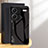 Silicone Frame Mirror Rainbow Gradient Case Cover LS1 for Xiaomi Redmi Note 13 Pro+ Plus 5G Black