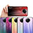 Silicone Frame Mirror Rainbow Gradient Case Cover LS1 for Xiaomi Redmi Note 9 5G