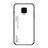 Silicone Frame Mirror Rainbow Gradient Case Cover LS1 for Xiaomi Redmi Note 9S White