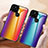 Silicone Frame Mirror Rainbow Gradient Case Cover LS2 for Google Pixel 5