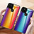 Silicone Frame Mirror Rainbow Gradient Case Cover LS2 for Google Pixel 5 XL 5G