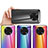 Silicone Frame Mirror Rainbow Gradient Case Cover LS2 for Huawei Enjoy 50 Pro