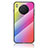 Silicone Frame Mirror Rainbow Gradient Case Cover LS2 for Huawei Honor 50 Lite