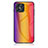 Silicone Frame Mirror Rainbow Gradient Case Cover LS2 for Huawei Honor X8 4G Orange