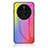 Silicone Frame Mirror Rainbow Gradient Case Cover LS2 for Huawei Mate 50 Pro