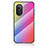 Silicone Frame Mirror Rainbow Gradient Case Cover LS2 for Huawei Nova 9 SE