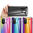 Silicone Frame Mirror Rainbow Gradient Case Cover LS2 for Huawei Nova 9 SE