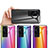 Silicone Frame Mirror Rainbow Gradient Case Cover LS2 for Huawei P60 Pro