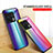 Silicone Frame Mirror Rainbow Gradient Case Cover LS2 for OnePlus 10 Pro 5G