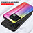 Silicone Frame Mirror Rainbow Gradient Case Cover LS2 for OnePlus 10 Pro 5G