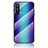 Silicone Frame Mirror Rainbow Gradient Case Cover LS2 for OnePlus Nord CE 5G