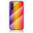 Silicone Frame Mirror Rainbow Gradient Case Cover LS2 for OnePlus Nord CE 5G