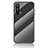 Silicone Frame Mirror Rainbow Gradient Case Cover LS2 for OnePlus Nord CE 5G Black