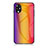 Silicone Frame Mirror Rainbow Gradient Case Cover LS2 for Oppo A17K