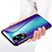 Silicone Frame Mirror Rainbow Gradient Case Cover LS2 for Oppo A18