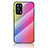 Silicone Frame Mirror Rainbow Gradient Case Cover LS2 for Oppo F19s