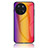 Silicone Frame Mirror Rainbow Gradient Case Cover LS2 for Realme 11 4G