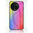 Silicone Frame Mirror Rainbow Gradient Case Cover LS2 for Realme 11 5G