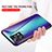 Silicone Frame Mirror Rainbow Gradient Case Cover LS2 for Realme 9 4G