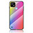 Silicone Frame Mirror Rainbow Gradient Case Cover LS2 for Realme C21