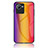 Silicone Frame Mirror Rainbow Gradient Case Cover LS2 for Realme C30s