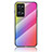 Silicone Frame Mirror Rainbow Gradient Case Cover LS2 for Realme GT2 5G