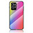 Silicone Frame Mirror Rainbow Gradient Case Cover LS2 for Realme GT2 Pro 5G