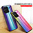 Silicone Frame Mirror Rainbow Gradient Case Cover LS2 for Realme Narzo 50A