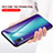 Silicone Frame Mirror Rainbow Gradient Case Cover LS2 for Samsung Galaxy A02