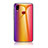 Silicone Frame Mirror Rainbow Gradient Case Cover LS2 for Samsung Galaxy A10s Orange