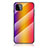 Silicone Frame Mirror Rainbow Gradient Case Cover LS2 for Samsung Galaxy A22 5G